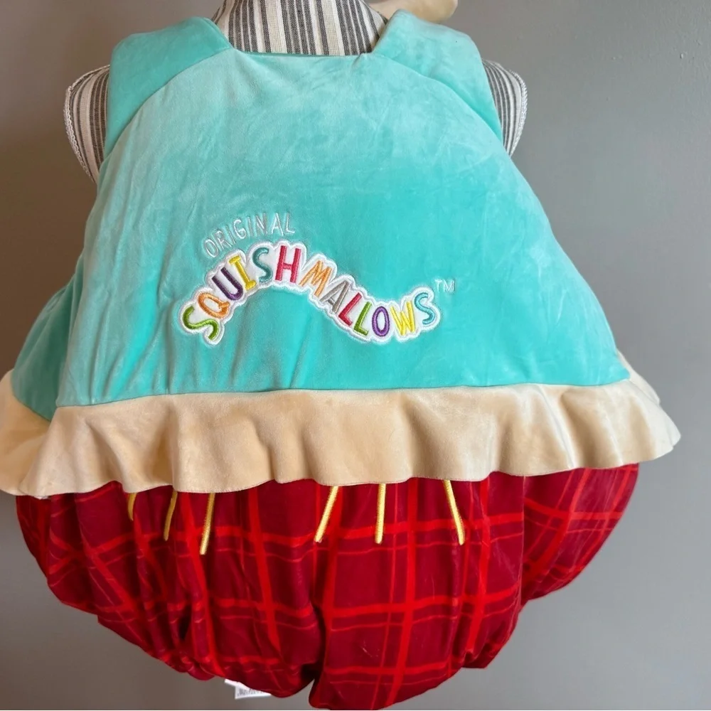 Squishmallows Winston Owl Kids Costume - Teal and Red
